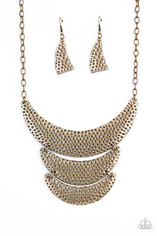 Moonwalk Magic - Brass Necklace Set