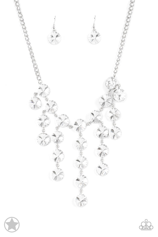 Spotlight Stunner Rhinestone Necklace Set