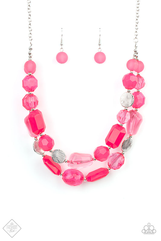 Oceanic Opulence - Pink Necklace Set