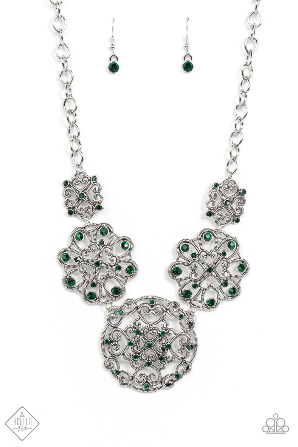 Royally Romantic - Green Necklace Set