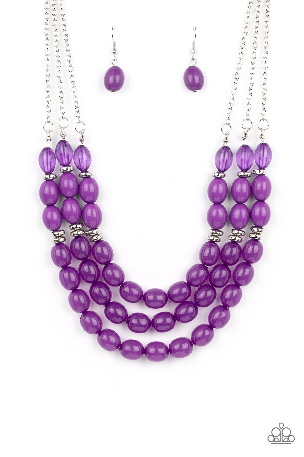 Coastal Cruise - Purple Necklace Set