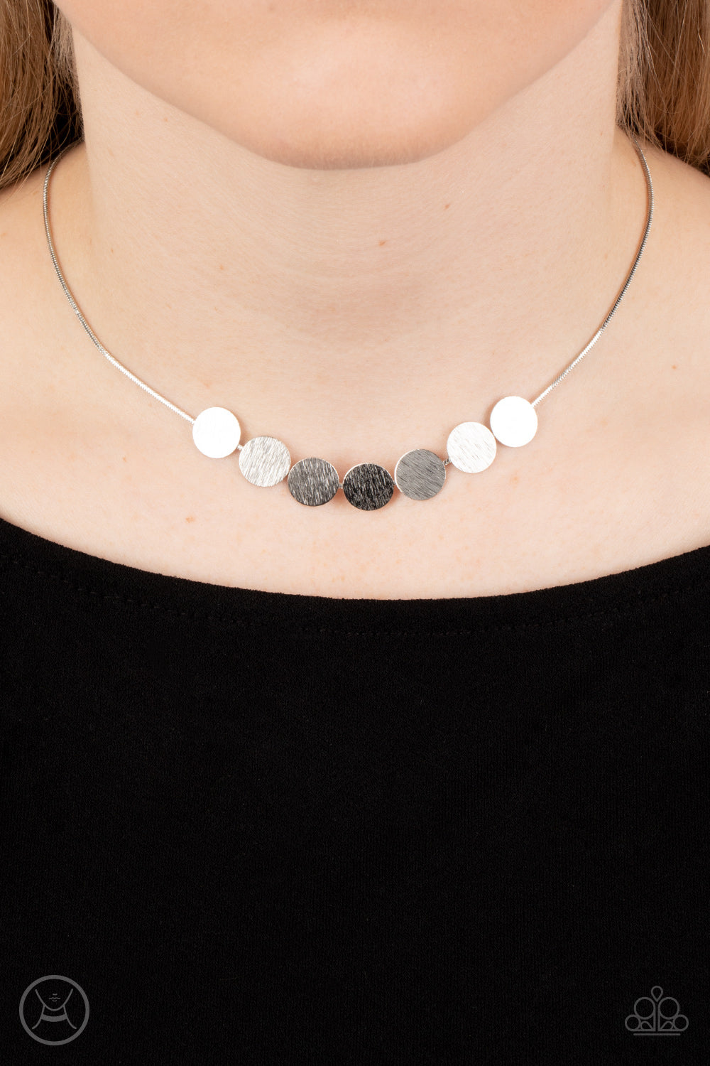 Slimmer Glimmer - Silver Necklace Sets