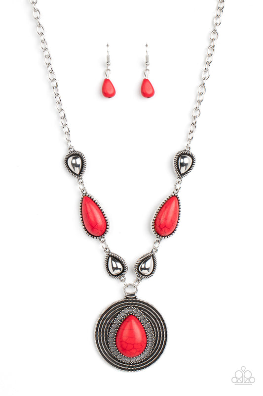 Saguaro Soul Trek - Red Necklace Sets