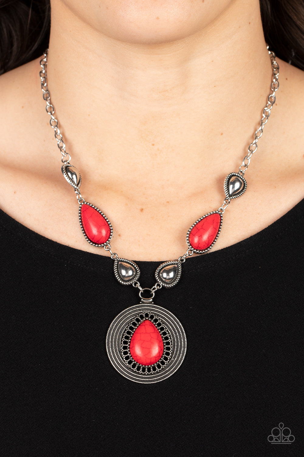 Saguaro Soul Trek - Red Necklace Sets