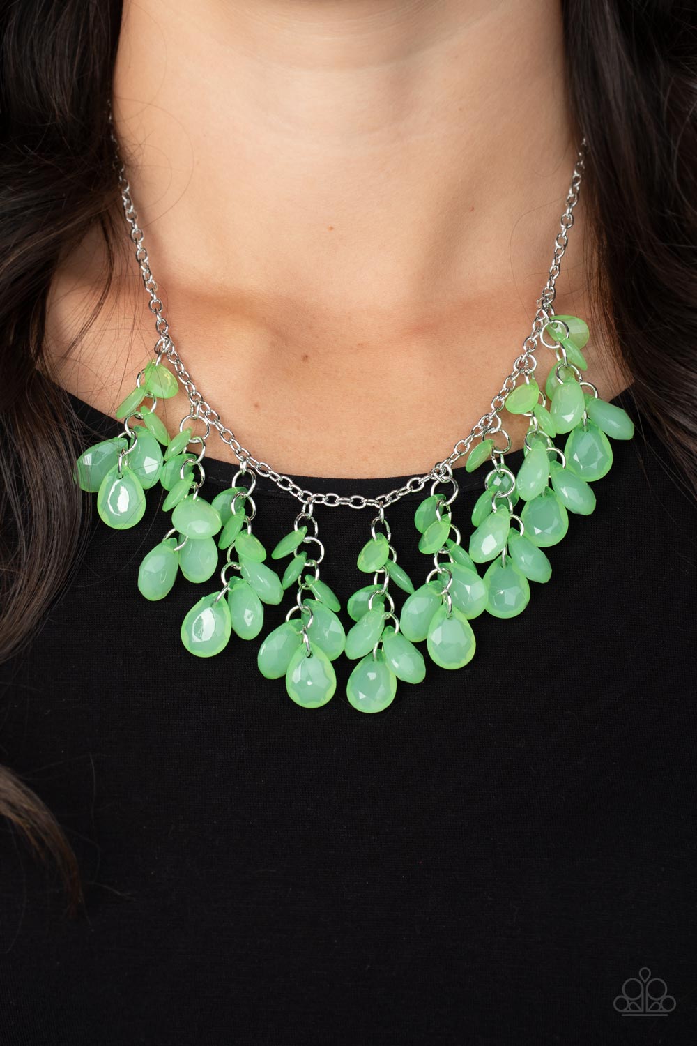 Crystal Cabaret - Green Necklace Sets